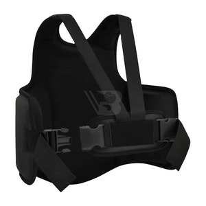 Protector de Pecho Ajustable de Cuero Transpirable de Alta Calidad para Boxeo, Equipo Antideslizante para MMA, Muay Thai, Taekwondo y Sparring - Product Image 4