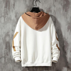 Blouson à capuche oversize pour homme, automne, imprimé baseball classique, patchwork, coupe slim, mode, vente en gros, coupe ample, polyester/coton - Product Image 4