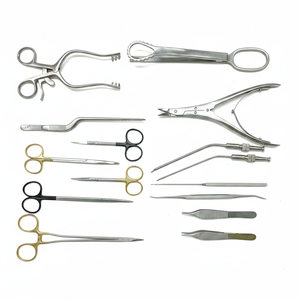 Maxillofacial General Orthopedic Plastic Cosmetic Surgery Manual 15-Piece Instruments <b>Set</b> - Product Image 1