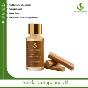 Pure Sandal Compound Oil for Beauty Care Products Aromatic Blends and Industrial Manufacturing Supply Solutions - Product Image 1