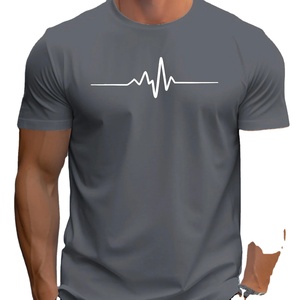 Camiseta con cuello en V profundo para hombre, camiseta de corte bajo con cuello en V, Camiseta ancha para hombre, camiseta interior Invisible, modelo Scoop Hem Slim Fit de manga corta - Product Image 5