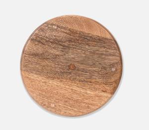 Assiettes à dîner en bois massif, assiettes de service en bois naturel faites à la main pour restaurant, hôtel et repas à domicile - Product Image 5