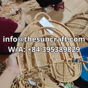 Modern Peacock Rattan Wall <b>Hook</b> Children's Room Kids Furniture Kids Room Wicker Peacock Tail Garment Row Hanger <b>Tool</b> Wholesale - Product Image 3