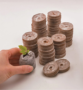100% Natural Coco <b>Peat</b> Pellets for Seed Starting Biodegradable Coir Jiffy Growing Media - Product Image 3