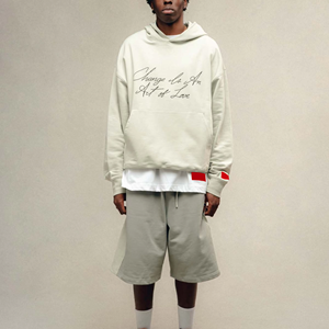 Sweat-shirt à capuche en molleton surdimensionné à impression numérique pour hommes, femmes, unisexe, automne, OEM, ODM, vente en gros - Product Image 4