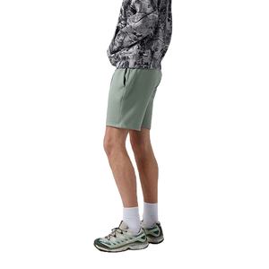 Lightweight 100% Cotton Gym <b>Shorts</b> for <b>Men</b> Solid Breathable Relaxed Fit Athletic <b>Shorts</b> Elastic Waist Drawstring Customizable - Product Image 4