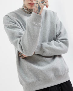 Wholesale Printed Cotton <b>Fleece</b> Regular Fit Heavyweight Crew Neck Men's <b>Sweatshirt</b> Custom <b>Lined</b> Eco-Friendly - Product Image 1