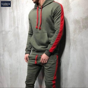 High Quality Custom Men's Track <b>Suits</b> Winter Cotton Sportswear with Pattern Wholesale in High Quality Fabric - Product Image 4
