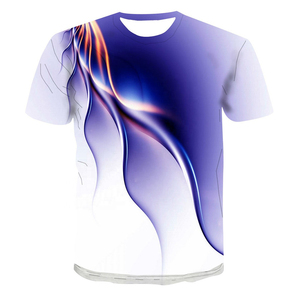Camisetas Impresas en 3D de Primera Calidad al por Mayor para Hombre, Nuevo Diseño de Última Moda, Transpirables, Venta Caliente de Fábrica, Hechas de Tela de Punto - Product Image 1
