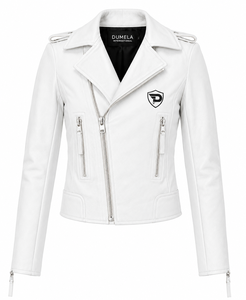 Top Selling Best <b>Winter</b> Woman Genuine Leather Motorcycle <b>Jacket</b> V-neck Customized Design Eco-Friendly Street Wear Quick Dry - Product Image 1