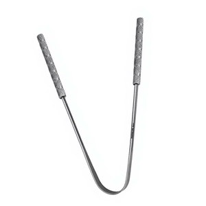 Nettoyeur de langue en acier inoxydable de 5 pouces, éliminateur de mauvaise haleine, outil d'hygiène buccale, outil de soins dentaires réutilisable - Product Image 4