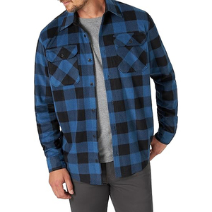 Casual Wear <b>Men</b> <b>Flannel</b> <b>Shirt</b> Top Trend Anti Wrinkle Hot Selling Premium Quality Cheap Price <b>Men</b> <b>Flannel</b> <b>Shirt</b> with Custom made - Product Image 1