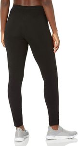 <b>Womens</b> Casual Solid Knitted 100% Cotton High Waist Yoga Leggings Slim Fit Knee-Length Gym Workout Fitness Athletic Breathable - Product Image 3