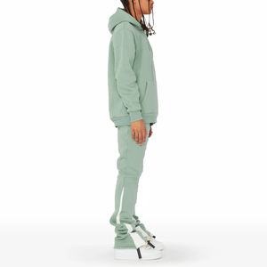 Survêtement de jogging pour homme de qualité supérieure, respirant, couleur unie, style évasé, confortable, nouveau design, style évasé - Product Image 2
