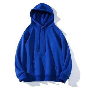 Hoodies en molleton épais de coton, style streetwear, avec poches avant, fabrication sur mesure à faible MOQ, disponibles en grandes tailles - Product Image 1
