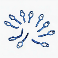 Clips pour anévrismes, neurochirurgie, lot de 10 pièces en titane, qualité supérieure
