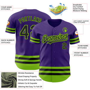 Nueva Llegada de Camisetas de Béisbol Transpirables y Cómodas, Material 100% Poliéster, Marca Privada OEM, Logotipo Personalizado VS-SW-BJ-056 - Product Image 2