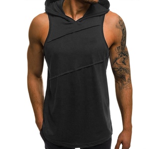 Unisex Custom Gym Bodybuilding Hoodies For Men's Muscle Sleeveless <b>Stringer</b> <b>Vest</b> Workout Cut off Tank Tops Oversize Cotton Shirt - Product Image 5