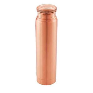 Wholesale Pure Copper Drinking <b>Bottle</b> with Matte Finish and Custom Branding OEM Manufacturer - Product Image 3