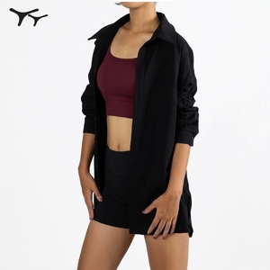 Women's Open Back Yoga <b>Top</b> Breathable Workout Tank for Pilates Gym Training Fitness Custom Activewear - Product Image 6