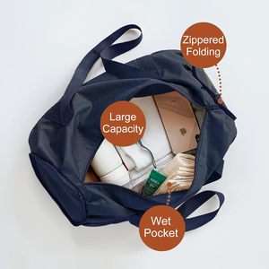 Sac de sport portable imperméable pour le week-end, idéal pour le sport, les pique-niques, le yoga, la randonnée, le camping et les voyages d'une nuit - Product Image 4