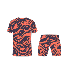Conjunto de Uniforme de Fútbol Personalizado por Sublimación, Color Naranja Oscuro, Transpirable, para Hombre, Kits de Entrenamiento de Fútbol, Traje de Secado Rápido para Equipo, Venta al Por Mayor - Product Image 3
