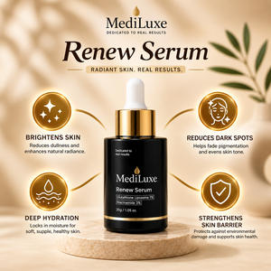 <b>Vitamin</b> <b>C</b> Facial Care <b>Serum</b> with Niacinamide and Glutathione Liposome for Moisture <b>Balance</b> and Smooth Looking Skin - Product Image 2