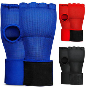 Gants intérieurs de boxe rembourrés en gel, à enroulement rapide, avec sangle de poignet respirante, équipement d'entraînement MMA et Kickboxing, taille personnalisée - Product Image 1