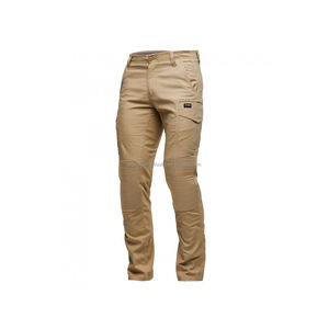 กางเกงใส่ทำงานแฟชั่นของผู้ชายกางเกงเข้ารูปแบบลำลองระบายอากาศได้ดีมีเอวขนาดกลางและมีซิป - Product Image 4