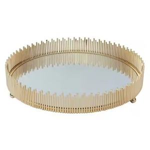 Serving Metal Chocolate Tray Stainless Steel Dessert Serving Tray Candy <b>Display</b> Plate Dining <b>Table</b> Use - Product Image 2