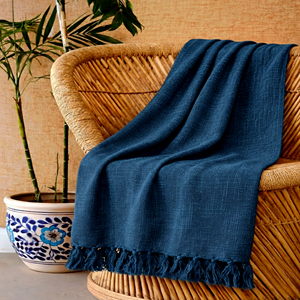 Manta de Algodón Suave y Sólida, Hecha a Mano, Ligera y Transpirable, para Sofá o Cama, Decoración del Hogar, Manta de Verano - Product Image 6