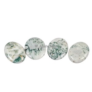 <b>Crystal</b> <b>Tree</b> Agate Polished Palm Gemstone Healing and Tumbled Stone for Healing Meditation Metaphysical and Home Decor - Product Image 1