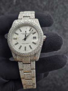 Reloj de Pulsera Perpetual de 41 mm con Bisel de Acero Inoxidable y Cristal de Zafiro, Mecánico Analógico Eta, Unisex de Lujo - Product Image 4