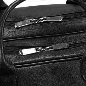 Top Quality Genuine Leather Executive Laptop Briefcase with Secure Lock Closure & Professional Business Design - Product Image 4