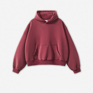 Sudadera con Capucha Estilo Urbano, Sudadera Gruesa, Sudadera Extra Grande para Marcas de Moda, Logotipo Personalizado Disponible - Product Image 4