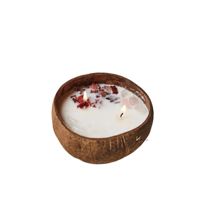 Vente en gros de bols à bougies écologiques biodégradables en noix de coco pour les fêtes, 100 % en matériau de noix de coco, non toxique, durable, origine Vietnam - Product Image 2