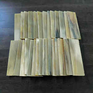 Escamas de cuerno de toro y vaca naturales de primera calidad, material hecho a mano para mangos de cuchillos al mejor precio - Product Image 5
