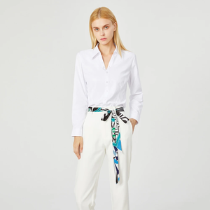 Nouveau Foulard Carré en Soie Tendance pour Femme, Foulard Cheveux, Ruban de Sac Fin à Motif Ceinture - Product Image 4