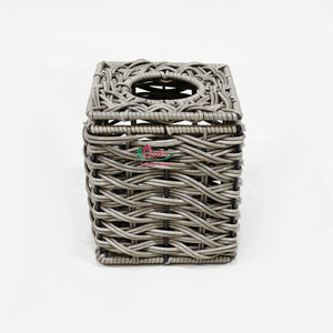 Artex Dong Thap fábrica productos artesanales Vietnam algas marinas agua Jacinto caja de pañuelos organizador de almacenamiento - Product Image 4