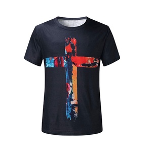 Tốt Nhất Bán Buôn Ngắn Tay Áo Người Đàn Ông Củ<span class=keywords><strong>a</strong></span> T-Shirts 100% Cotton OEM Tùy Chỉnh Sườn Logo In Thiết Kế Cộng Với Kích Thước Gân Dệt Kim Mới - Product Image 5