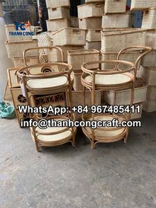 Best Price <b>RATTAN</b> <b>BAR</b> TROLLEY Easily Moving Luxury High-End Quality <b>RATTAN</b> DRINKS <b>BAR</b> CART Natural <b>BAR</b> CART Direct Supply - Product Image 5