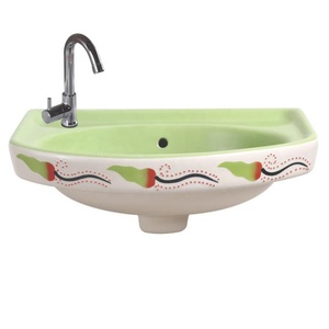 Artículos sanitarios Fregadero de cerámica completo Lavabo de baño Lavabo antiguo Fregaderos de baño de pie Lavabo de pedestal - Product Image 3