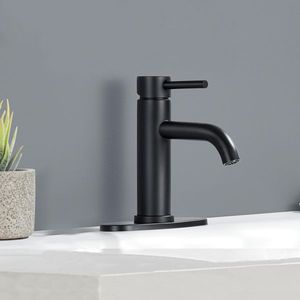 Rubinetto Monocomando per Bagno in Acciaio Inox, Finitura Opaca Nera Spazzolata T10 - Product Image 4