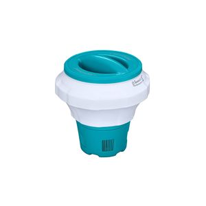 Distributore di cloro pieghevole blu galleggiante per 3 \ "compresse da piscina 6.9 \" X 6.9 \ "X 7.3 \"-strumento e accessorio per la pulizia della piscina - Product Image 1