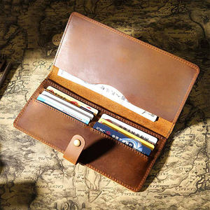 Funda para Chequera RFID Multifuncional de Estilo Vintage, Calidad Excepcional, Suministro Directo de Fábrica, a un Precio de Mercado Impresionante - Product Image 1