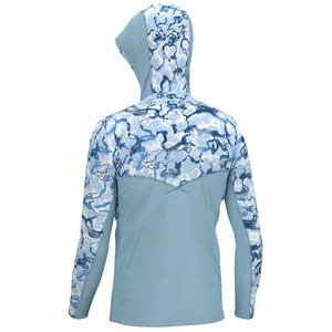 Sudadera con Capucha de Camuflaje CTR Unisex para Adultos, Ropa de Pesca, Sudadera de Secado Rápido UPF 50, Chaqueta de Poliéster - Product Image 3