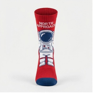 Chaussettes North Approach à motif d'astronaute, rouge et bleu, respirantes, décontractées, pour adultes, chaussettes d'été - Product Image 1