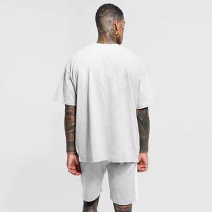 Conjunto Deportivo de Verano para Hombre, Talla Grande, Tejido Vintage, ODM, Camiseta Elástica de 2 Piezas - Product Image 2