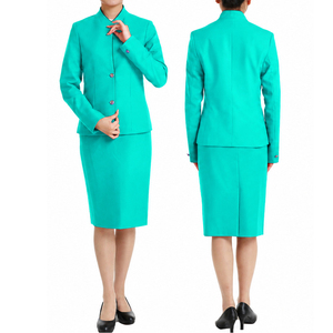 Uniformes d'hôtesse de l'air, ensembles de jupes et chemisiers à manches longues, uniformes d'hôtesse de l'air pour femmes - Product Image 6