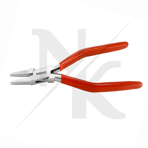 Premium Quality Flat <b>Nose</b> <b>Long</b> Handle Pliers 160mm Jewelry Making Tools Durable Stainless Steel Beading Wire Bending Accessories - Product Image 2